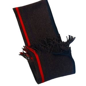 SWISS Men's Scarf, OneSize, Brown Multi.